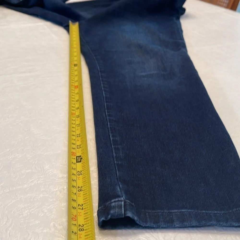 Soft Surroundings Pull-on Skinny Straight Leg Ankle Length Jeans Large